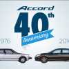 Foto Happy Birthday Accord Sang Mobil Jepang Pertama Berpabrik Di Amerika Serikat