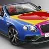 Bentley : Pop Art Continental GT V8 S Convertible Dilelang untuk Yayasan Amal