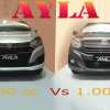 Foto Daihatsu : Seperti Inilah Perbedaan Eksterior Ayla 1.200 cc vs Ayla 1.000 cc