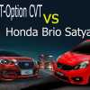 Foto Perang City Car 1.200 cc CVT, Begini Plus-Minus Datsun Go vs Brio Satya
