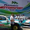 Foto Pertamina :  Semangat Tim Pertamax Motorsport, Rifat Sungkar Berencana Ganti Mobil